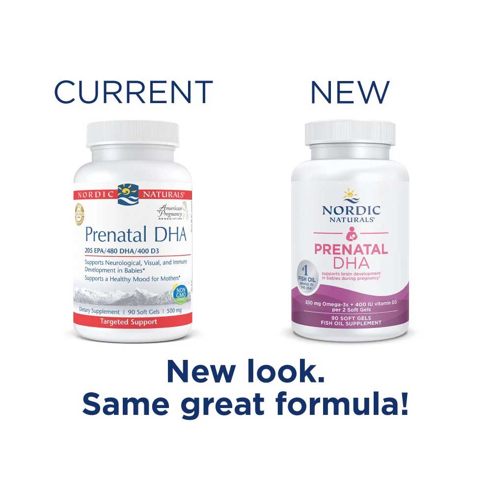 Nordic Naturals Prenatal DHA New Look