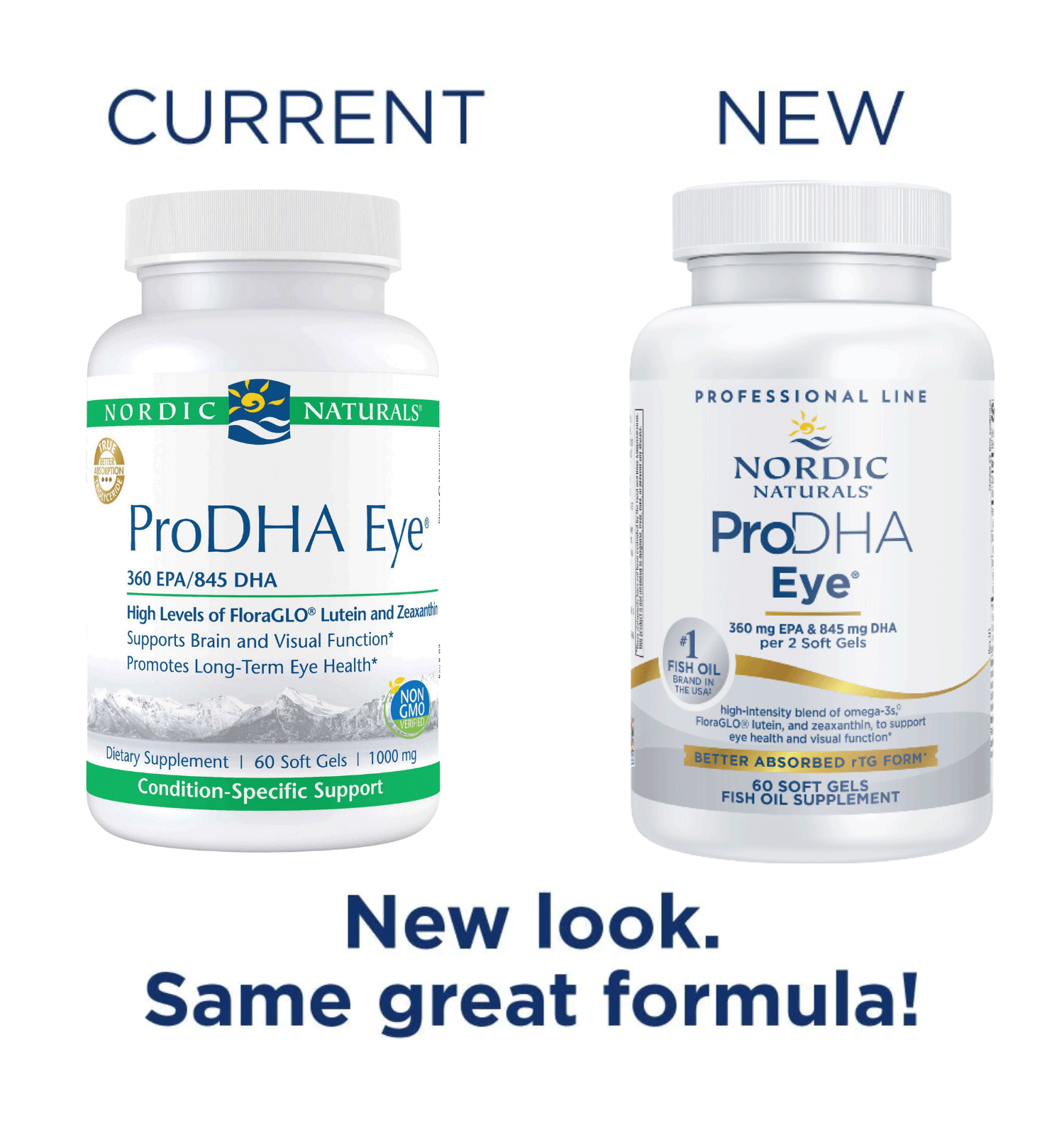 Nordic Naturals ProDHA Eye New Look