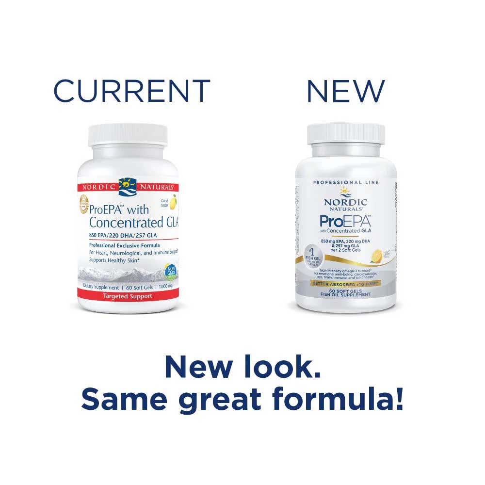 Nordic Naturals ProEPA with Concentrated GLA New Look