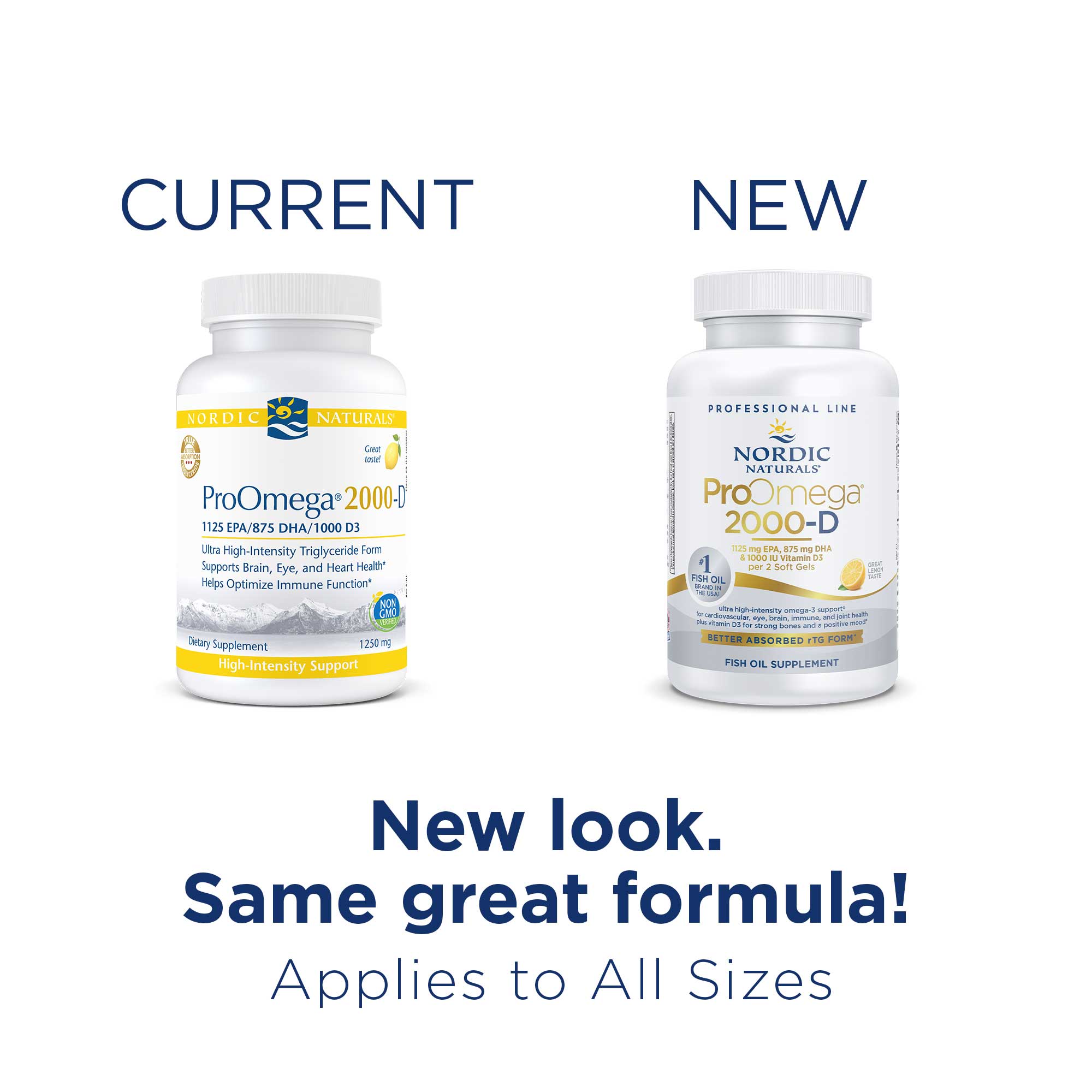 Nordic Naturals ProOmega 2000-D New look