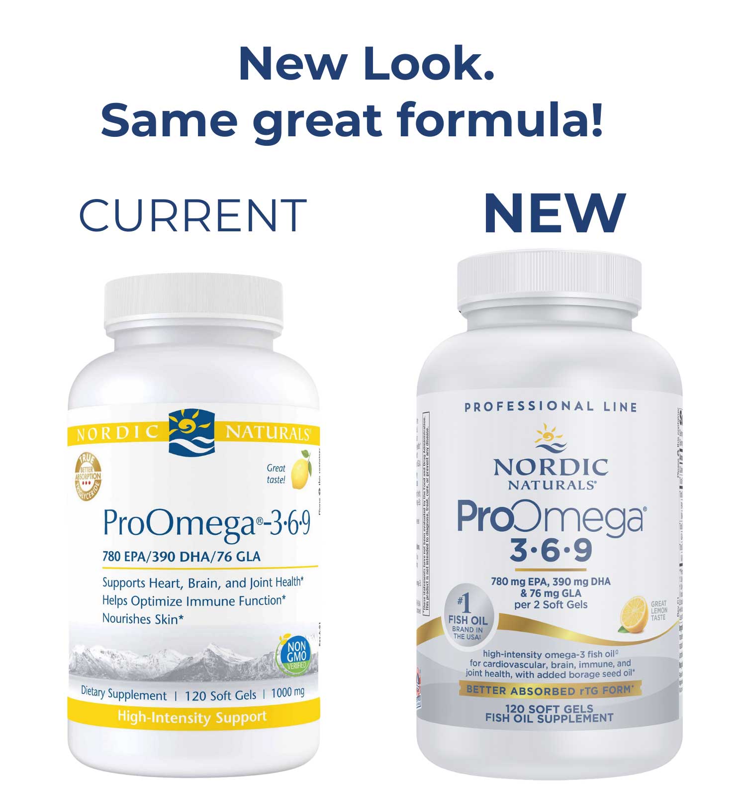 Nordic Naturals ProOmega 3.6.9 New Look