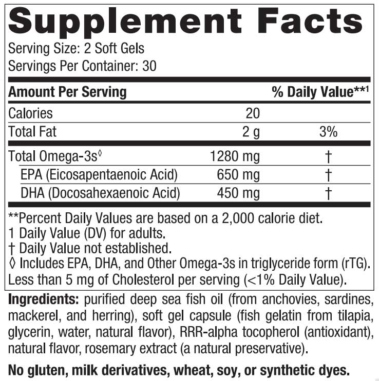 Nordic Naturals ProOmega in Fish Gelatin Ingredients