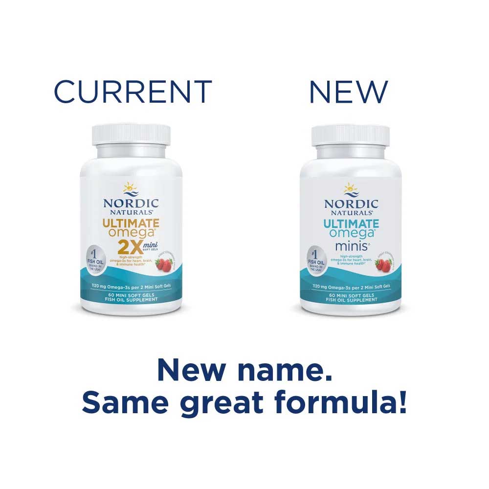 Nordic Naturals Ultimate Omega 2x Minis New Look