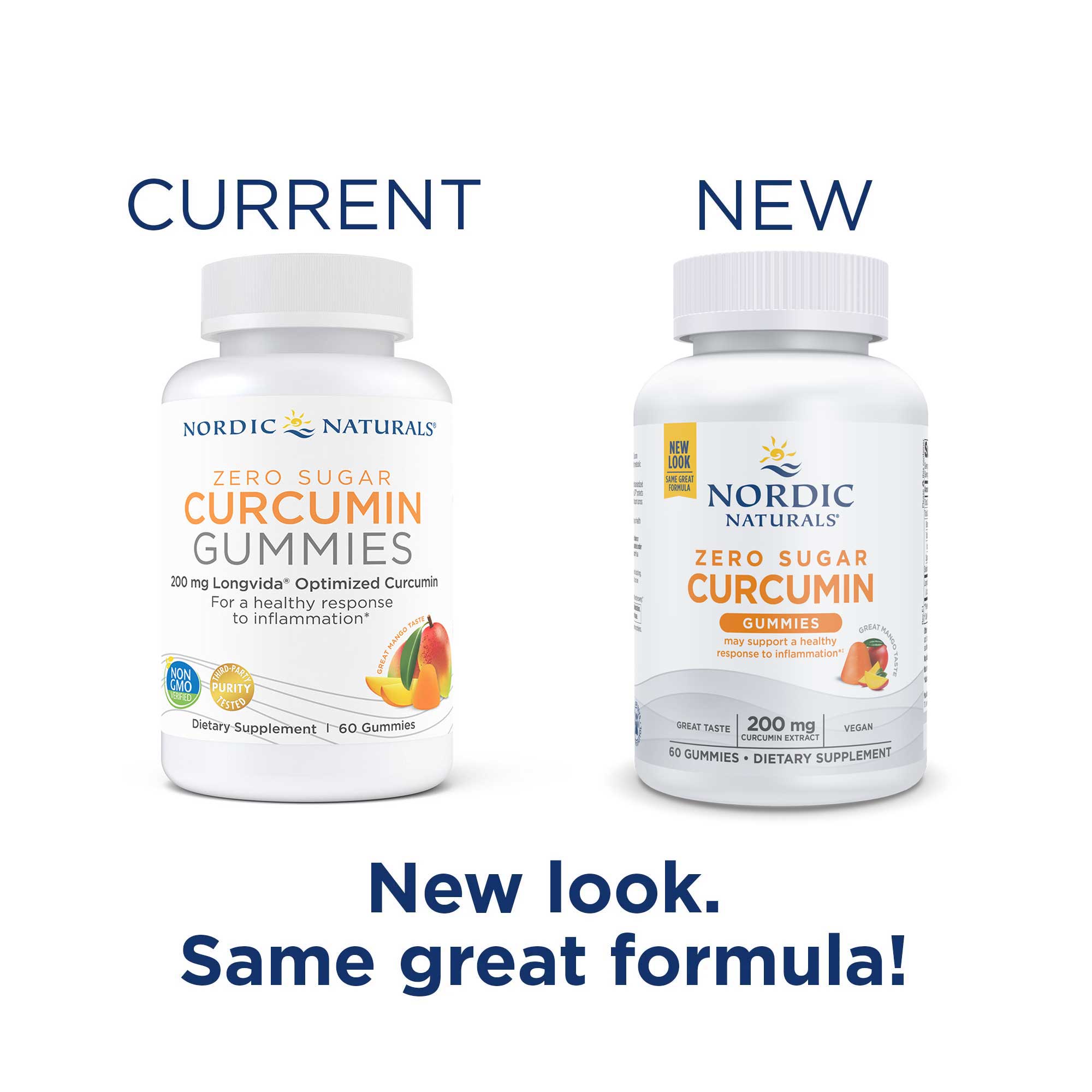 Nordic Naturals Zero Sugar Curcumin Gummies