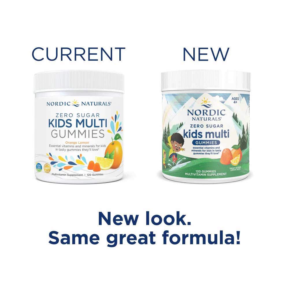 Nordic Naturals Zero Sugar Kids Multi Gummies New Look