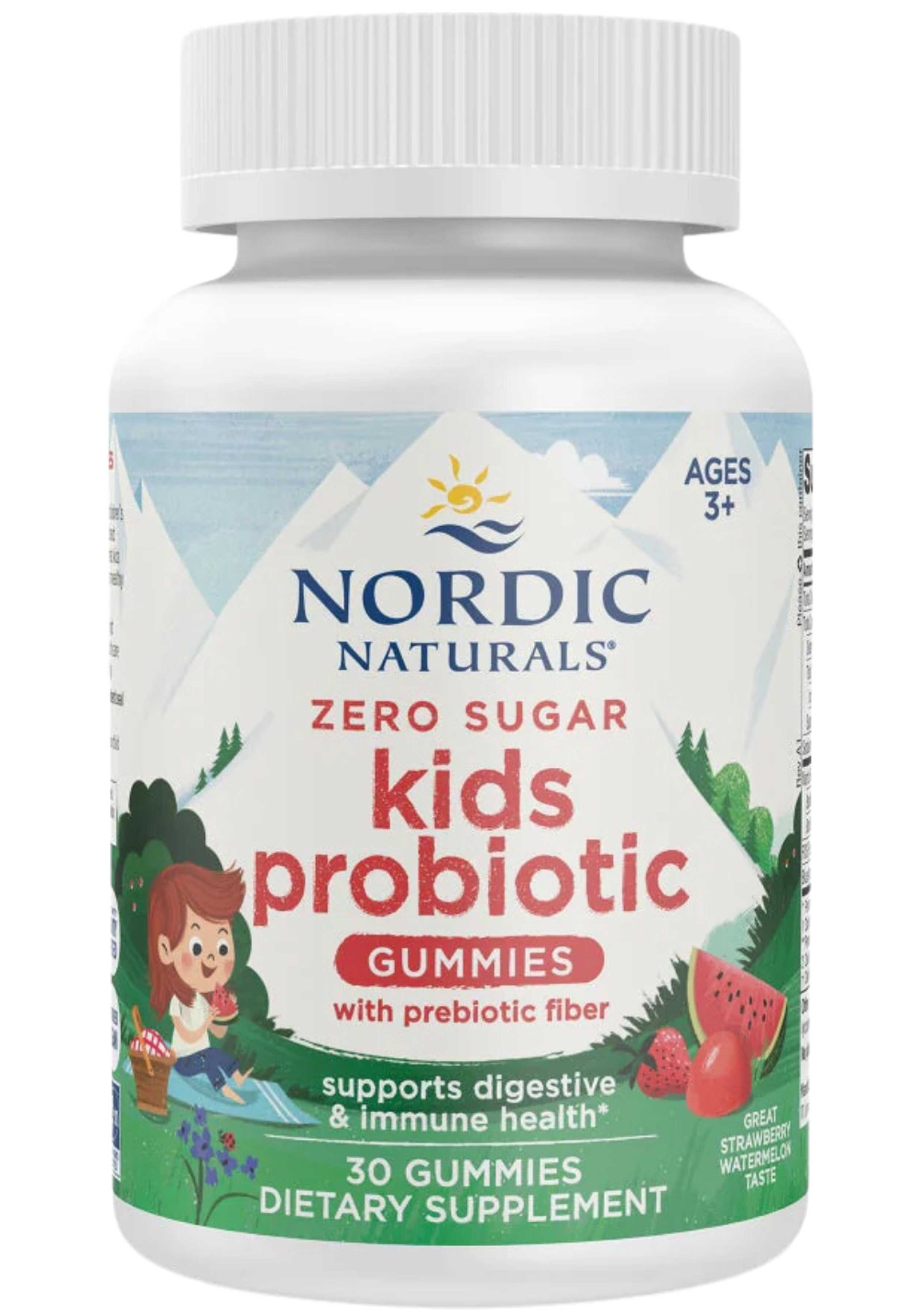 Nordic Naturals Zero Sugar Kids Probiotic Gummies