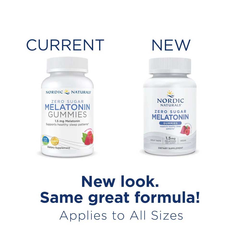 Nordic Naturals Zero Sugar Melatonin Gummies New Look