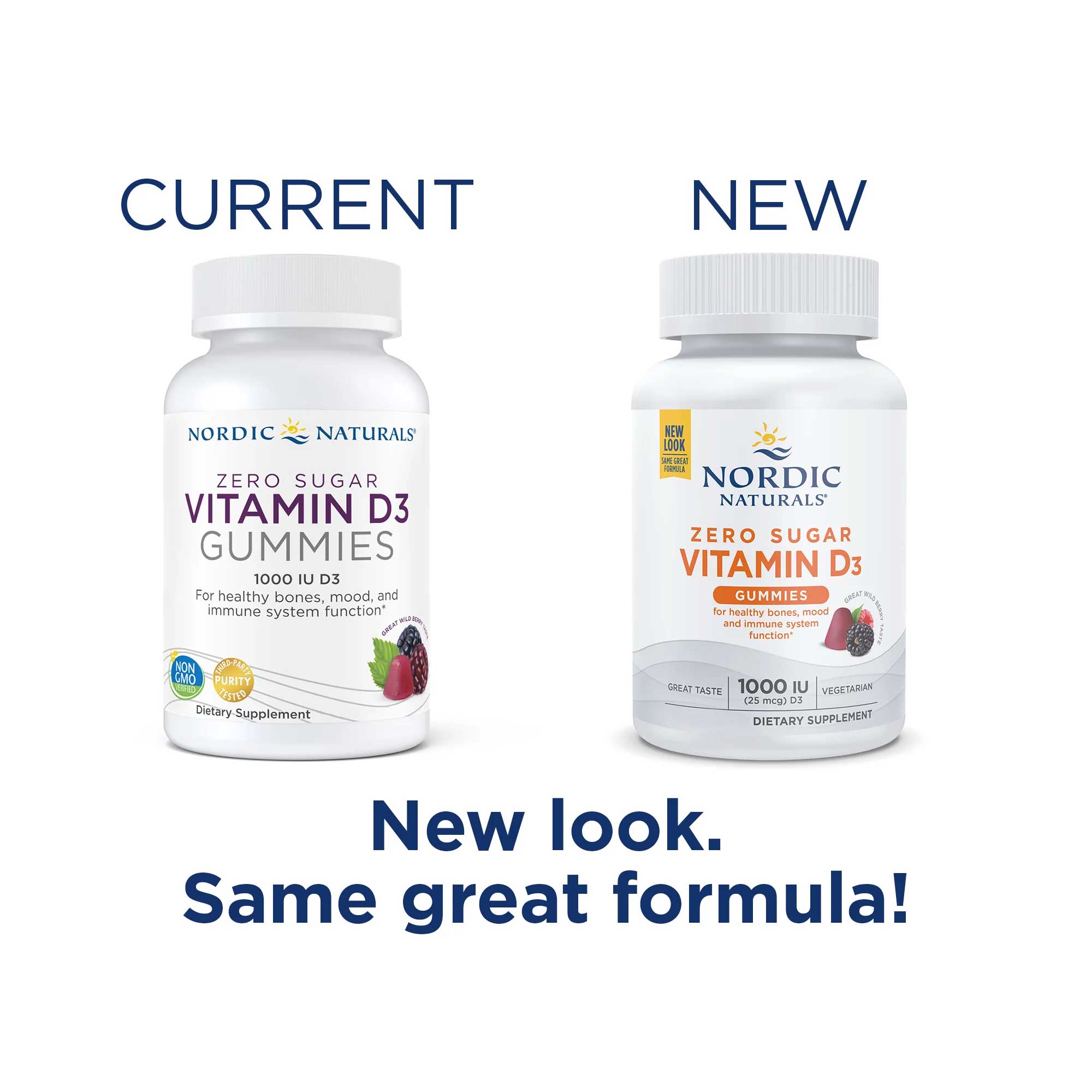 Nordic Naturals Zero Sugar Vitamin D3 Gummies