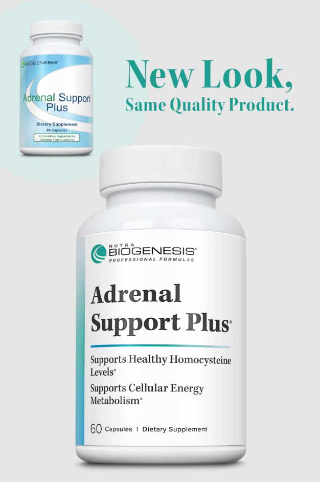 Nutra BioGenesis Adrenal Support Plus New Look