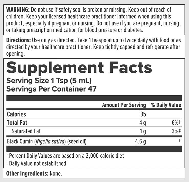 Nutra BioGenesis Black Seed Oil