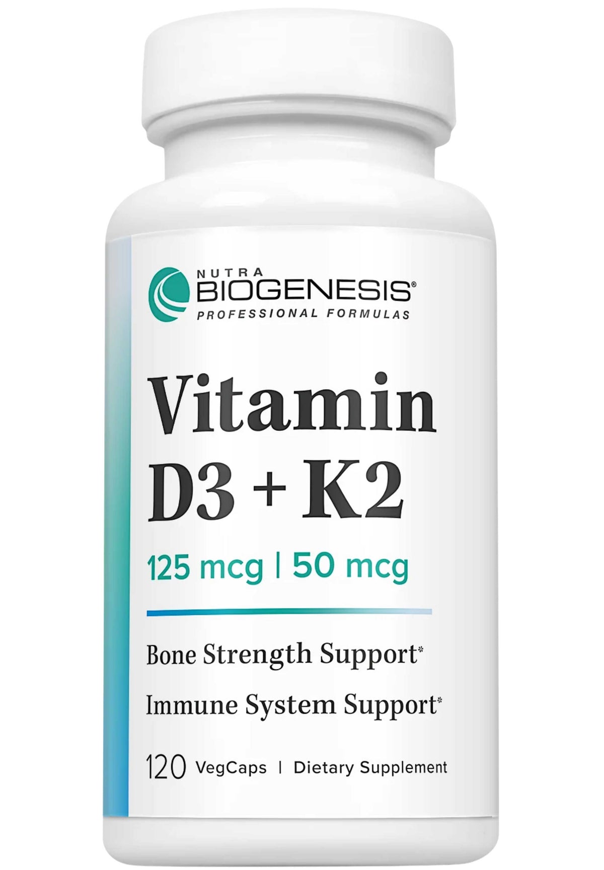 Nutra Biogenesis Vitamin D3 + K2 (Formerly Solaray Vitamin D3 + K2)