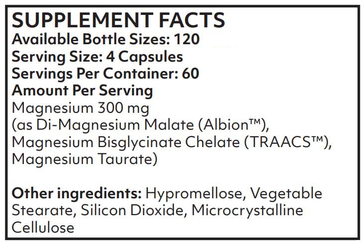 Nutritional Frontiers Mag Complete 300 Ingredients