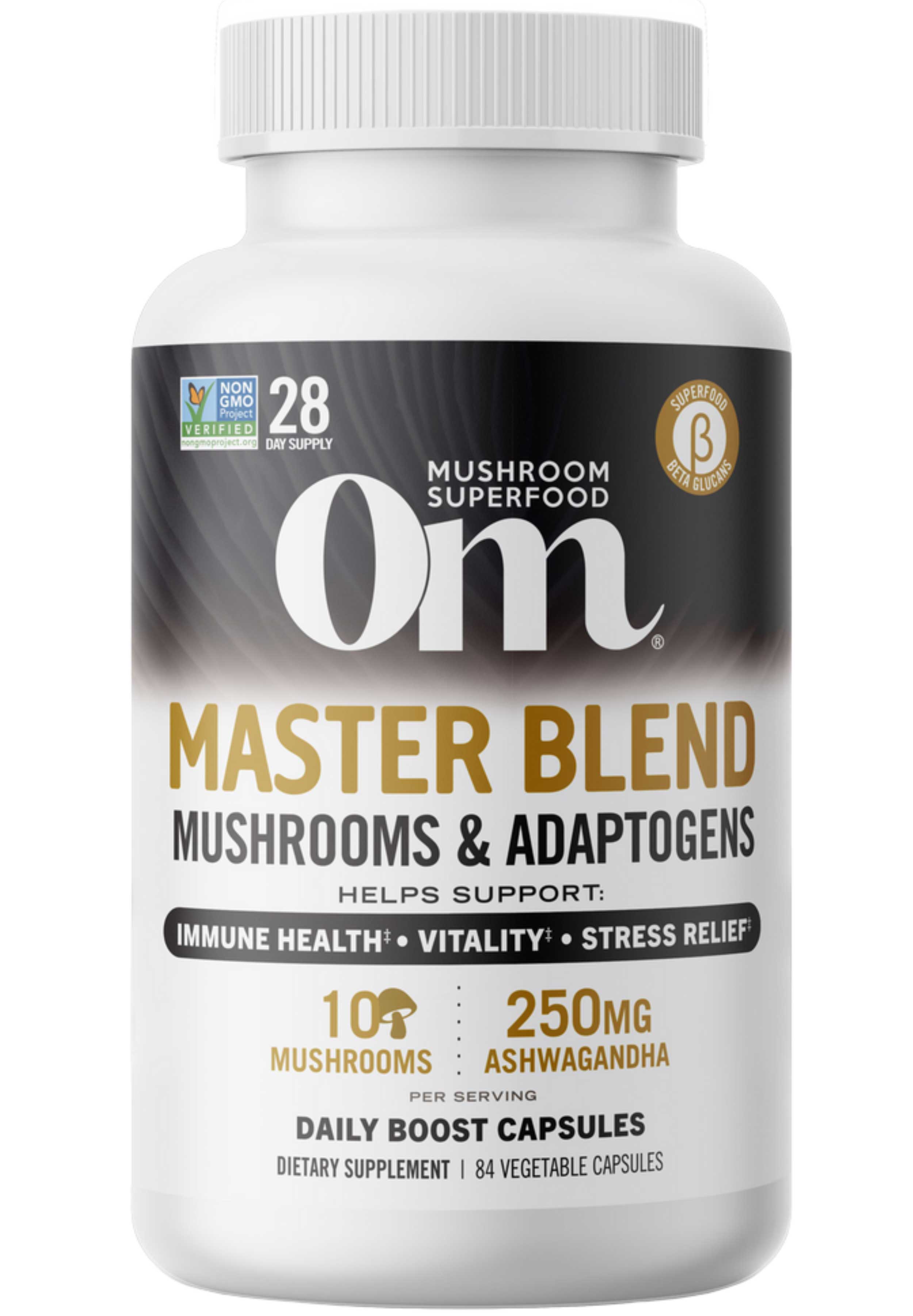 Om Mushroom Superfood Master Blend Capsules