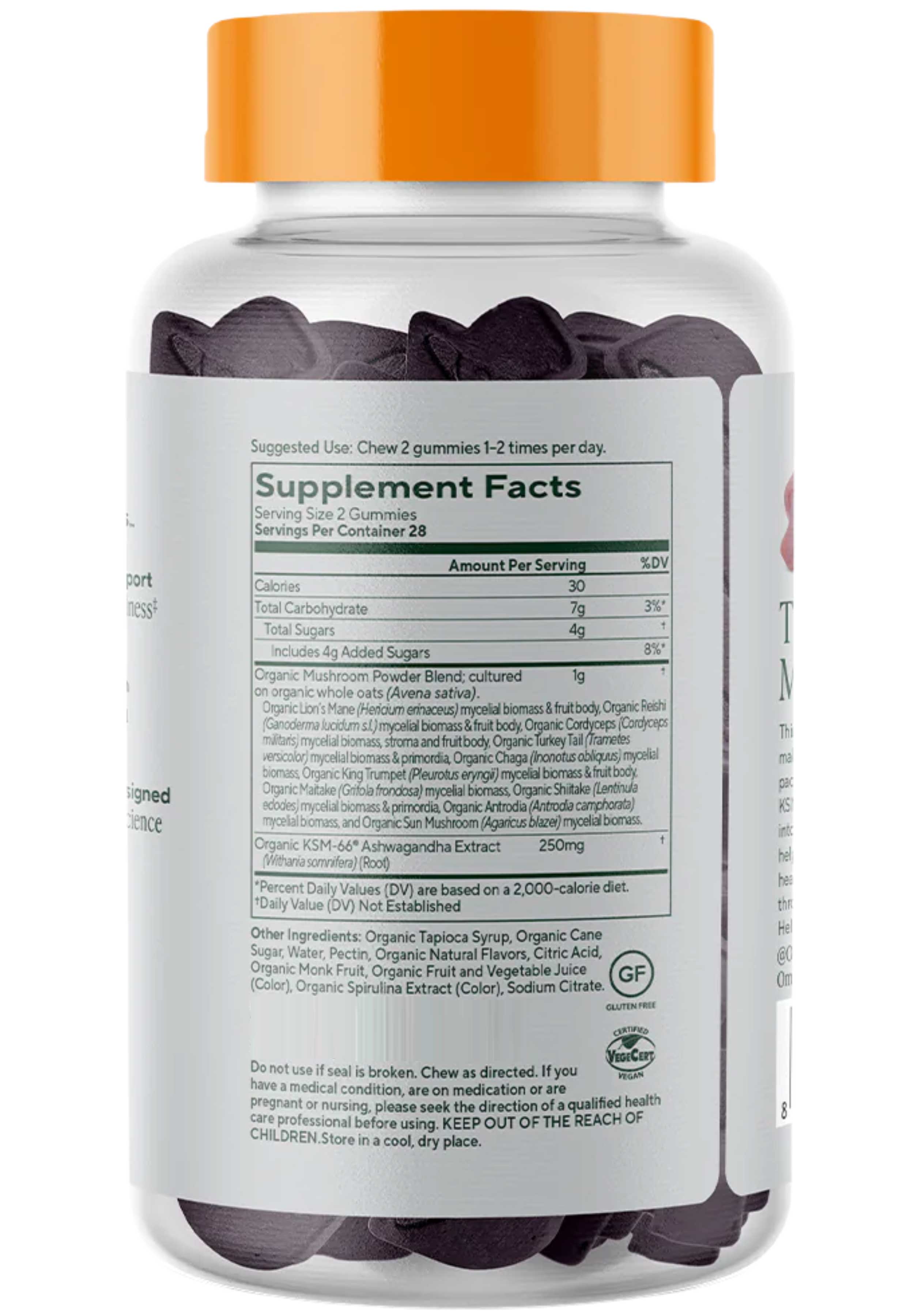 Om Mushroom Superfood Master Blend Ingredients