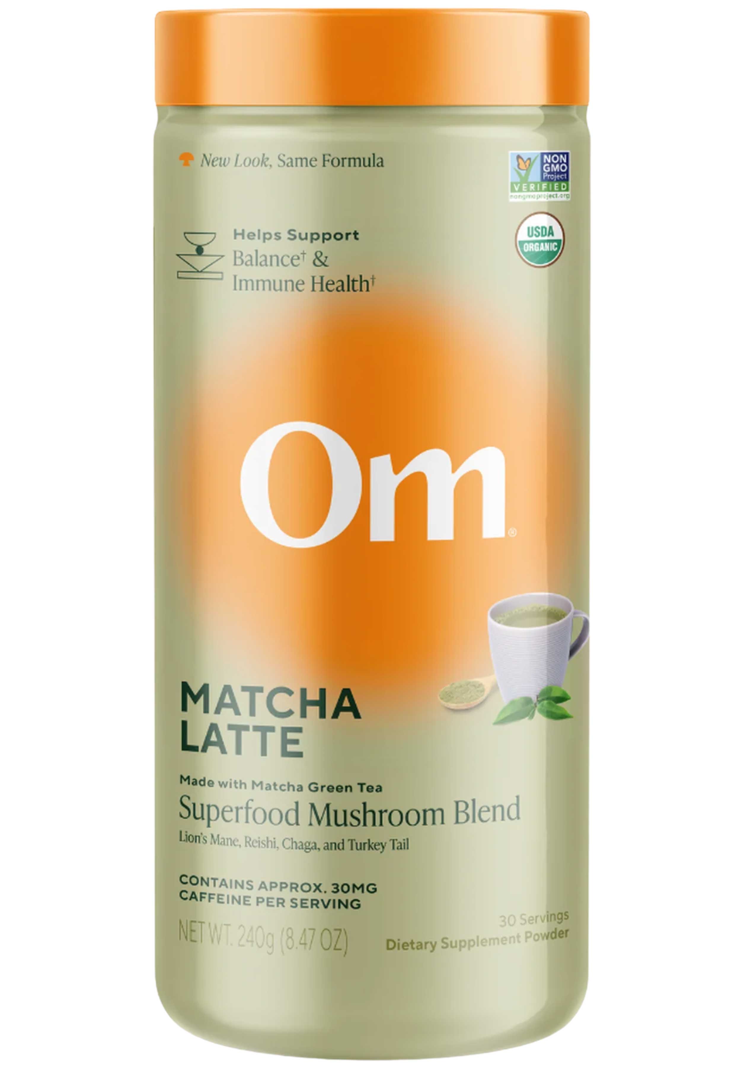 Om Mushroom Superfood Matcha Latte Blend