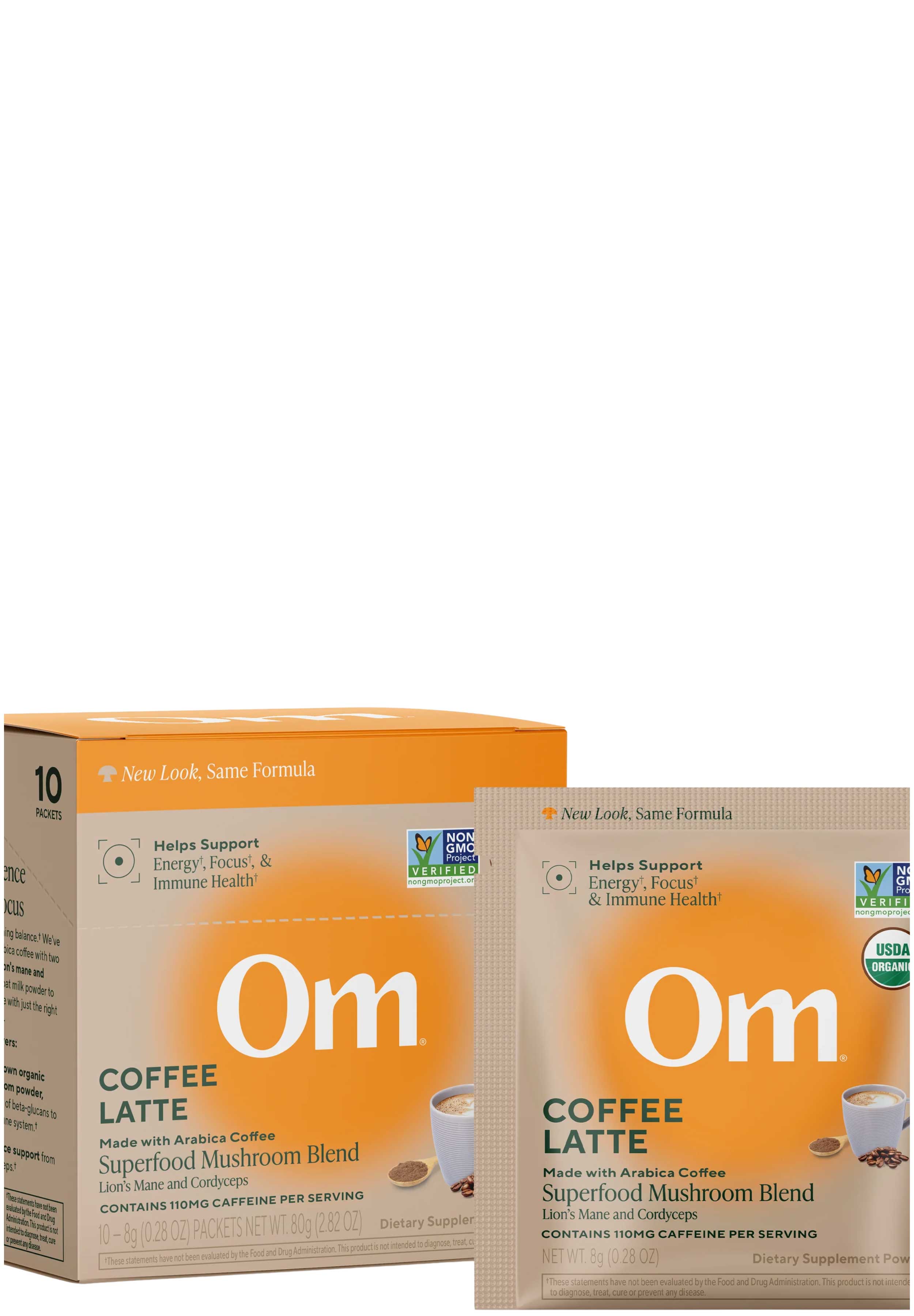 Om Mushroom Superfood Mushroom Coffee Latte Blend