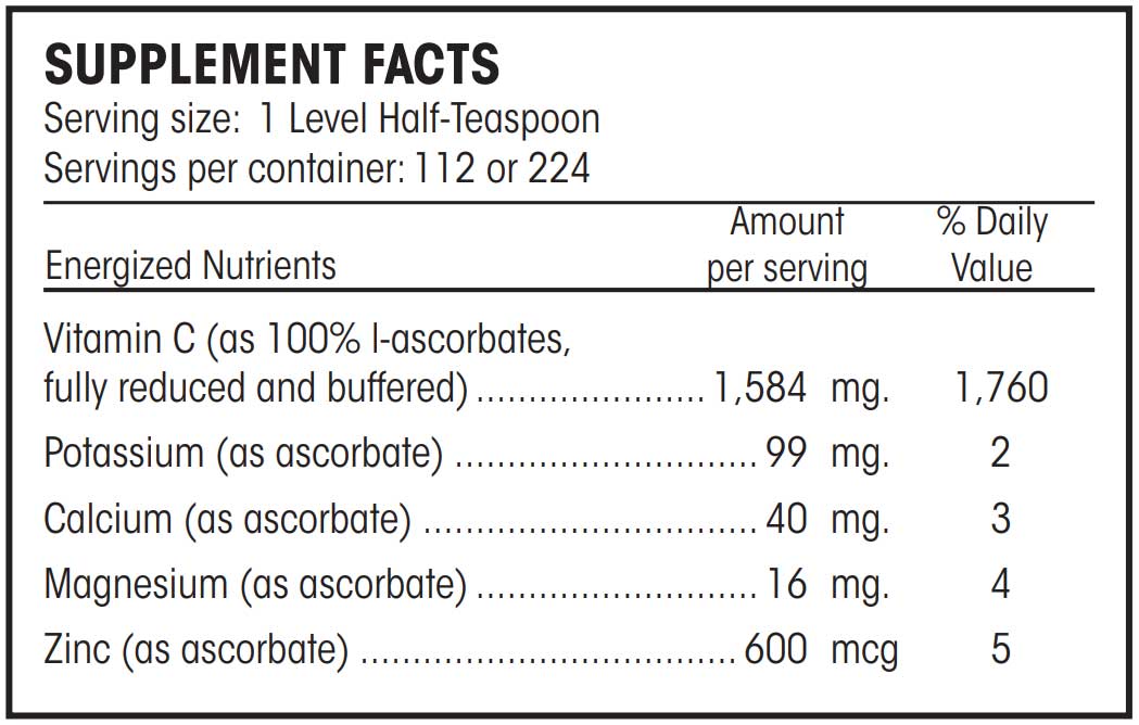 Perque Potent C Guard Ingredients
