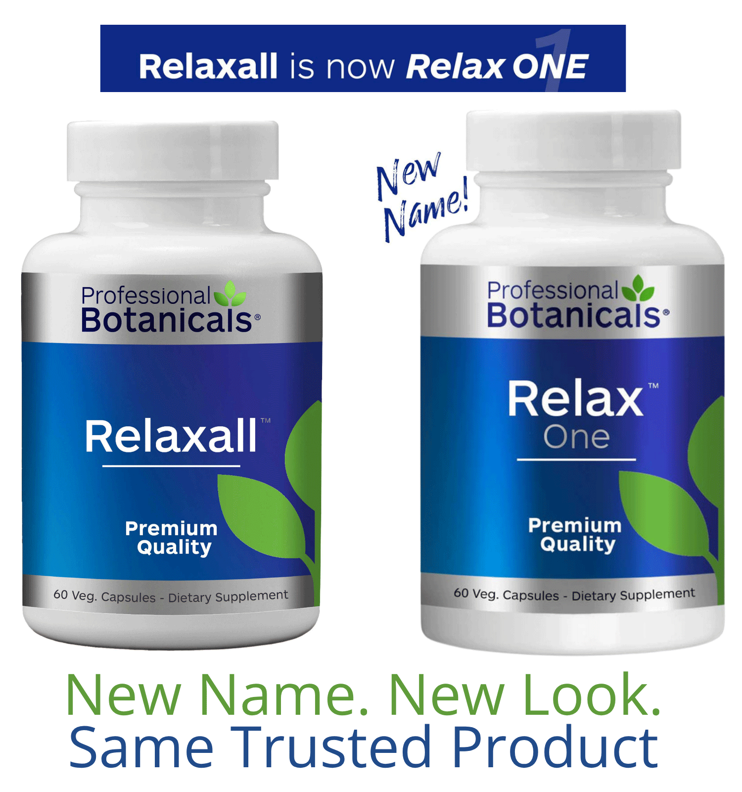 Professional Botanicals Relax One (Formerly Relaxall) New Look