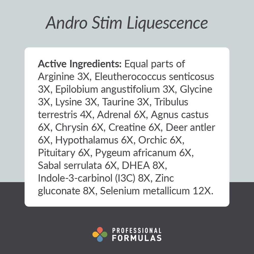 Professional Formulas Andro Stim Liquescence Ingredients