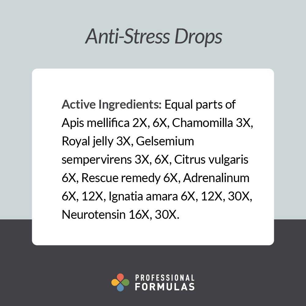 Professional Formulas Anti-Stress Drops Ingredients