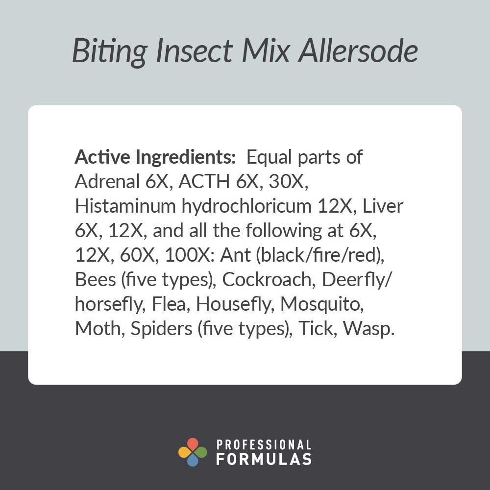 Professional Formulas Biting Insect Mix Allersode Ingredients