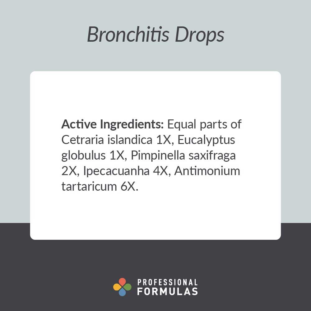 Professional Formulas Bronchitis Drops Ingredients