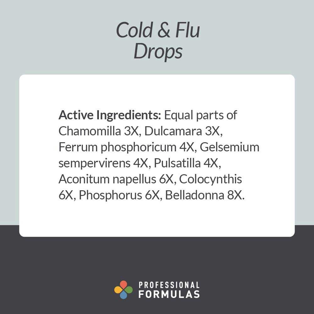 Professional Formulas Cold and Flu Drops Ingredients