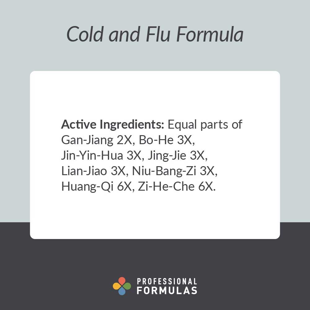 Professional Formulas Cold and Flu Formula Ingredients
