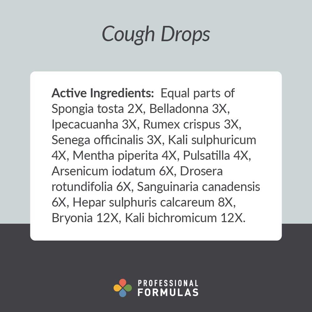 Professional Formulas Cough Drops Ingredients
