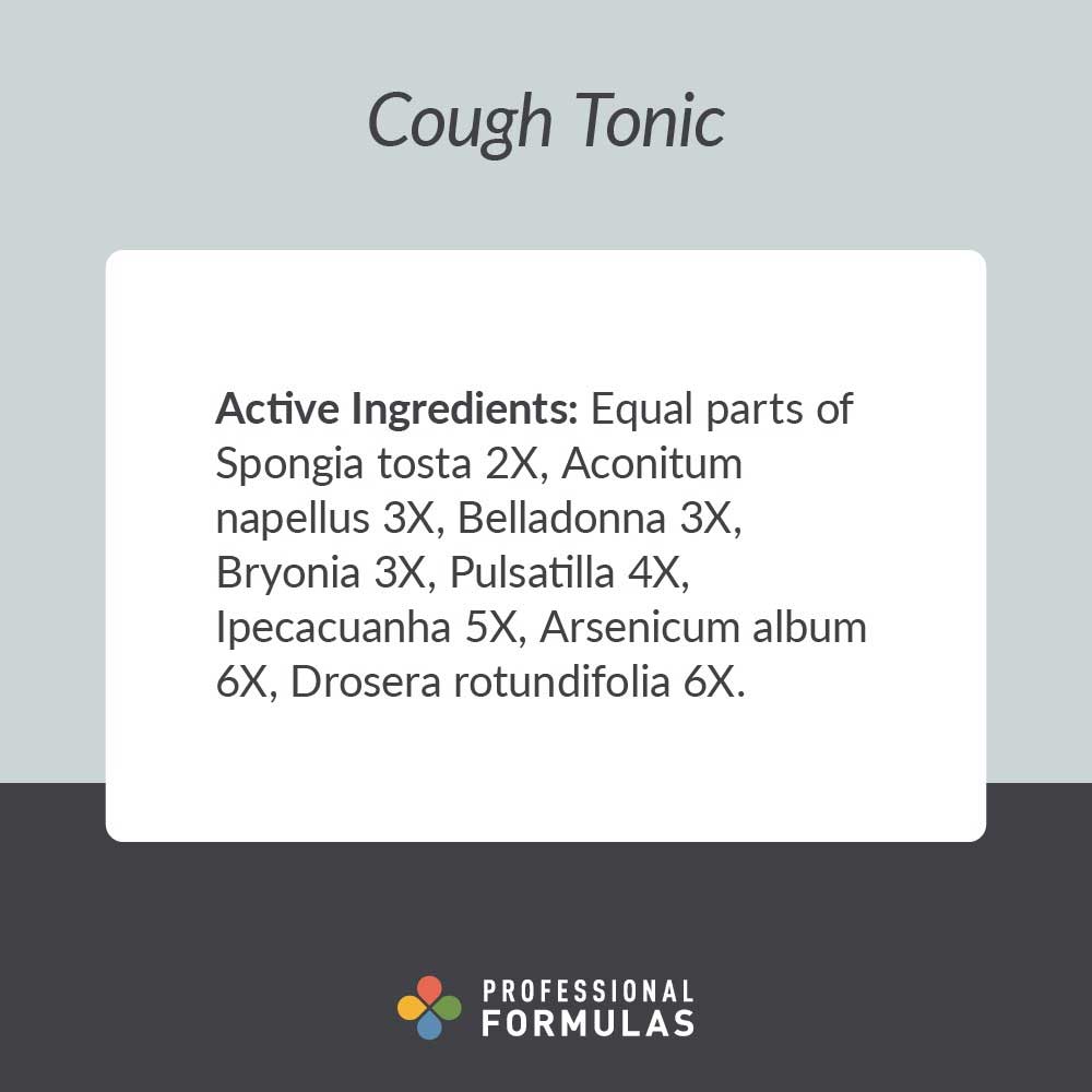 Professional Formulas Cough Tonic Ingredients