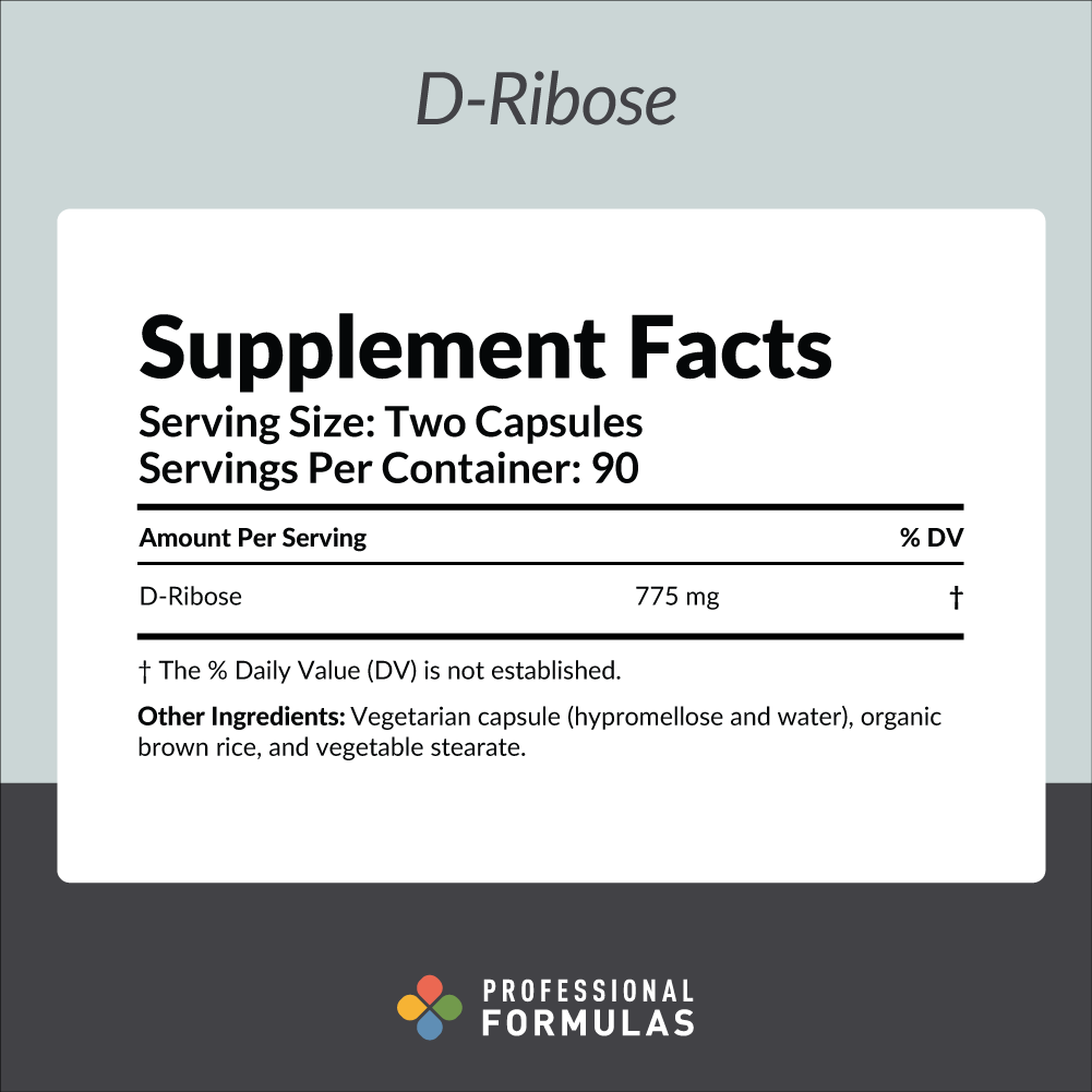 Professional Formulas D-Ribose