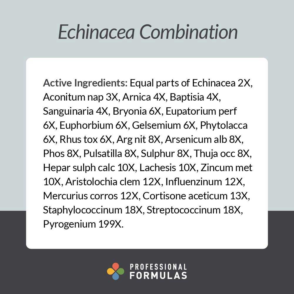 Professional Formulas Echinacea Combination Ingredients