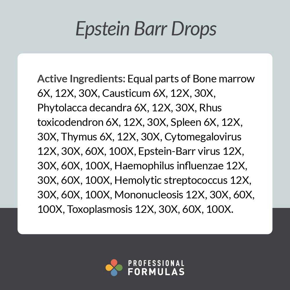 Professional Formulas Epstein Barr Drops Ingredients