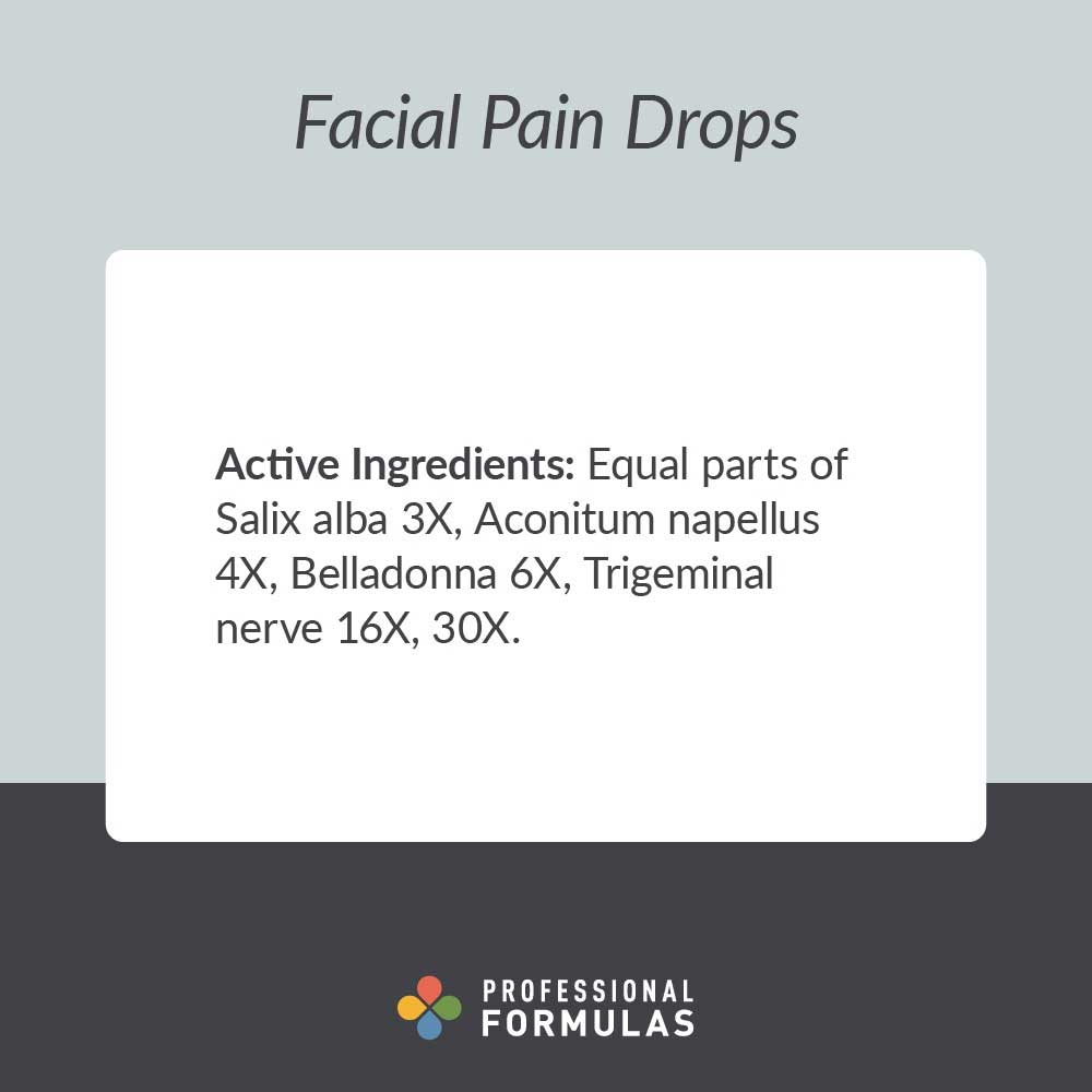 Professional Formulas Facial Pain Drops Ingredients