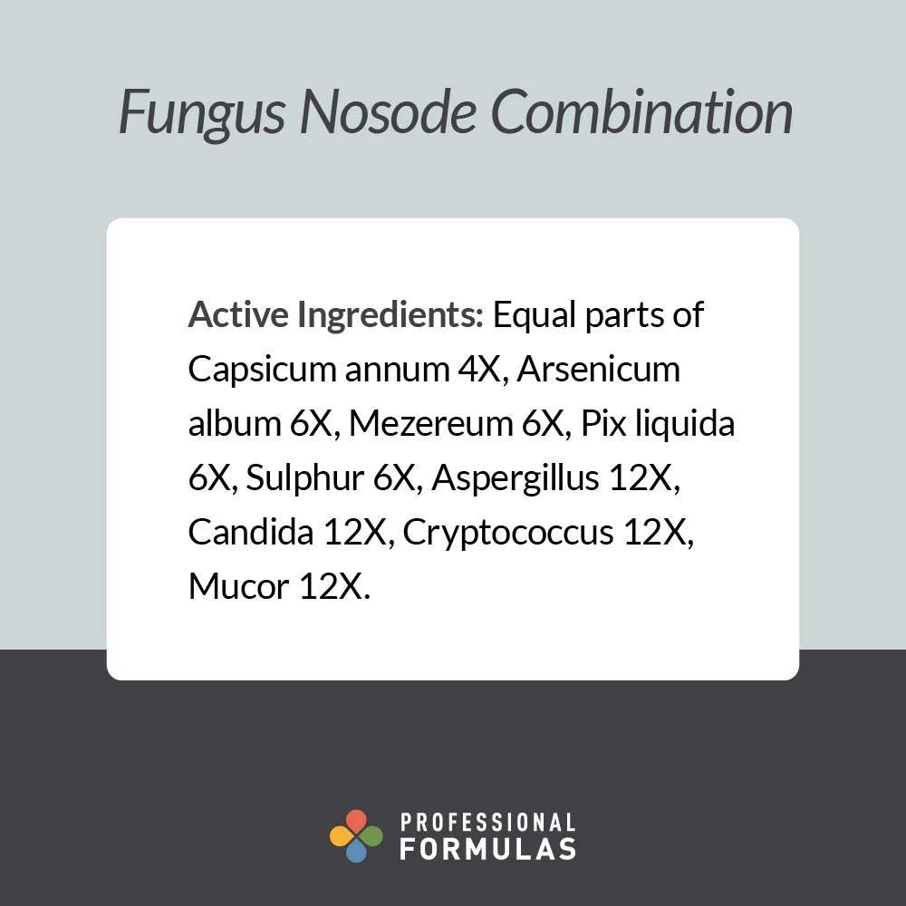 Professional Formulas Fungus Nosode Combination Ingredients