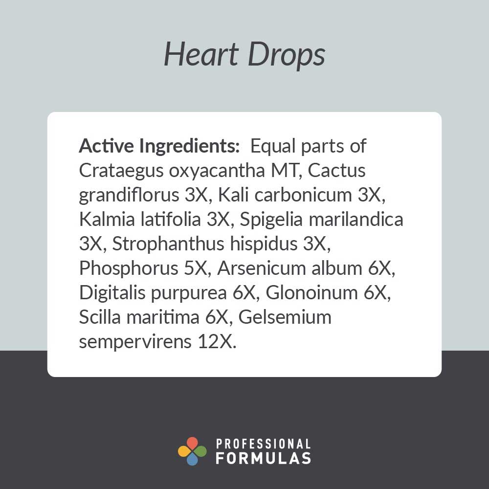 Professional Formulas Heart Drops Ingredients