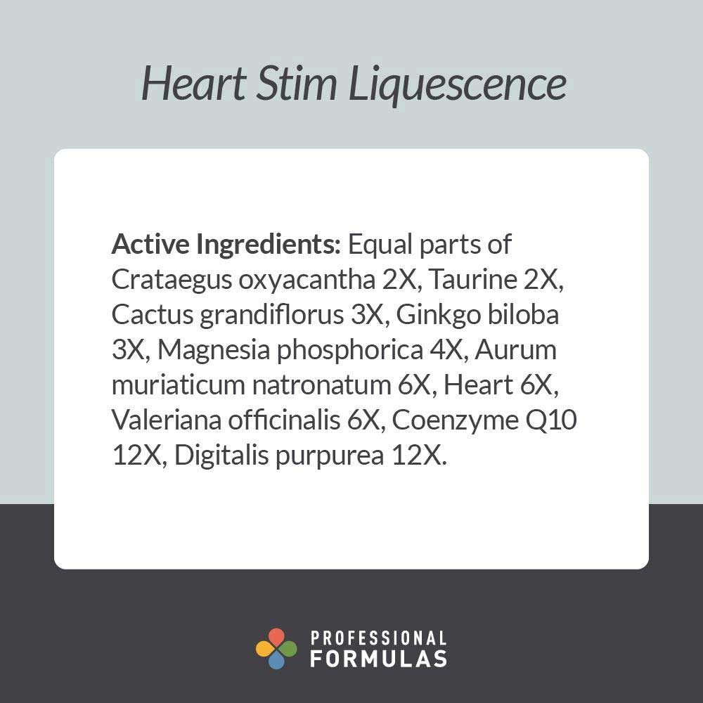 Professional Formulas Heart Stim Liquescence Ingredients