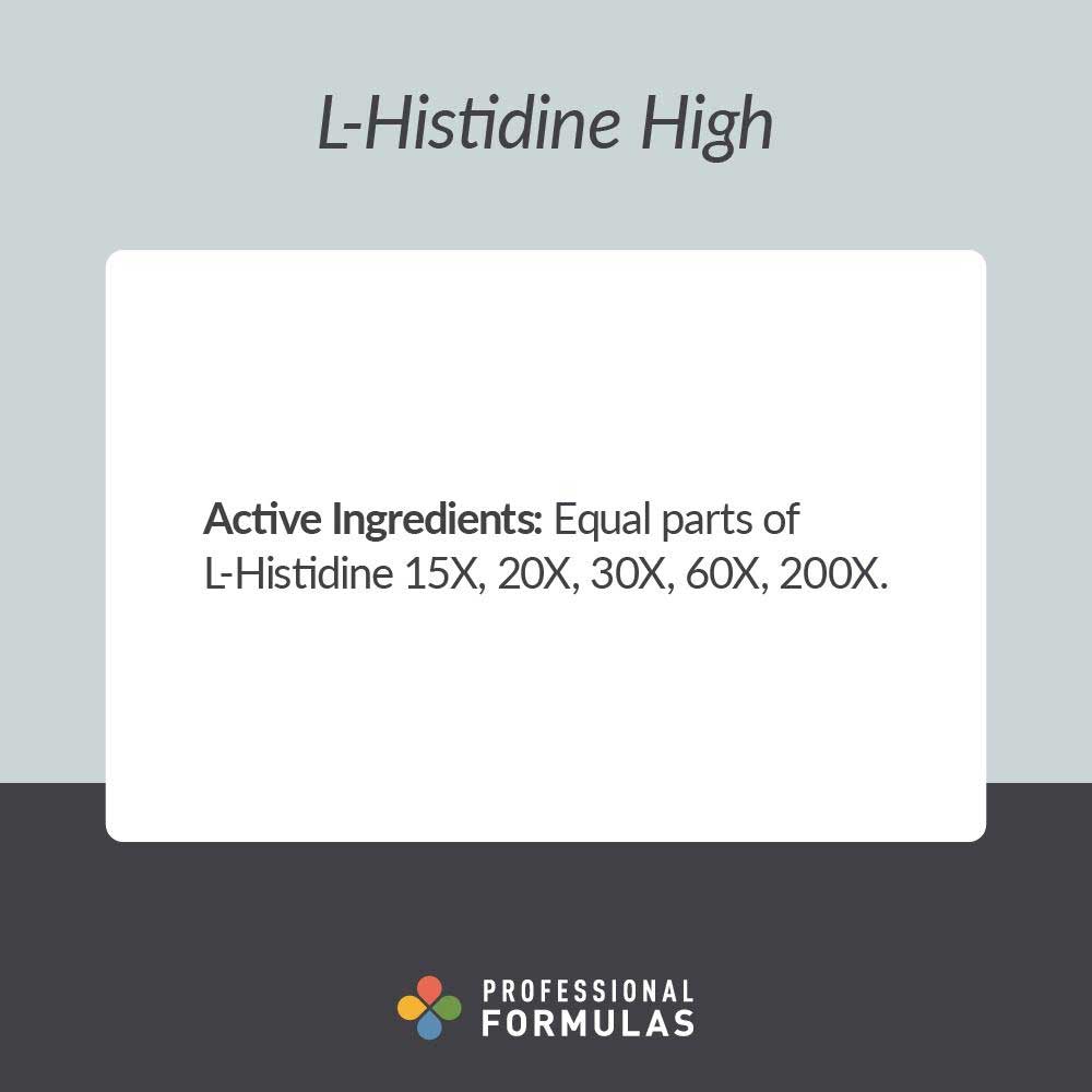 Professional Formulas L-Histidine High Ingredients