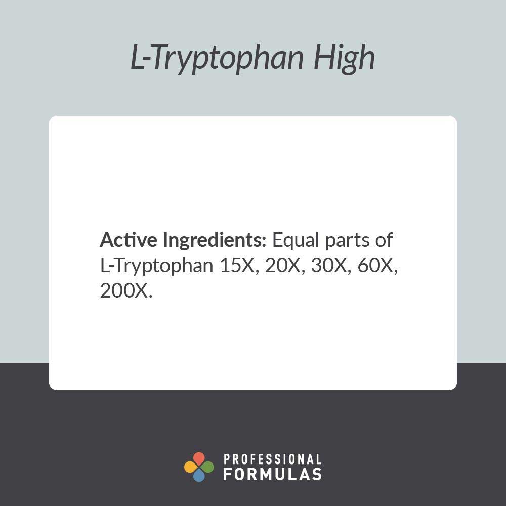 Professional Formulas L-Tryptophan High Ingredients