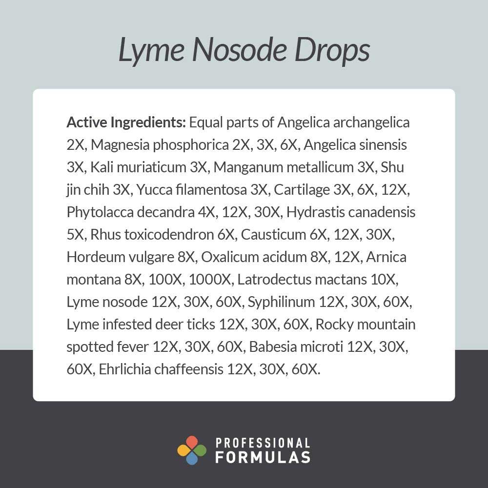Professional Formulas Lyme Nosode Drops Ingredients