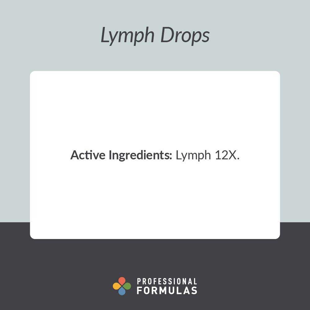 Professional Formulas Lymph Drops Ingredients