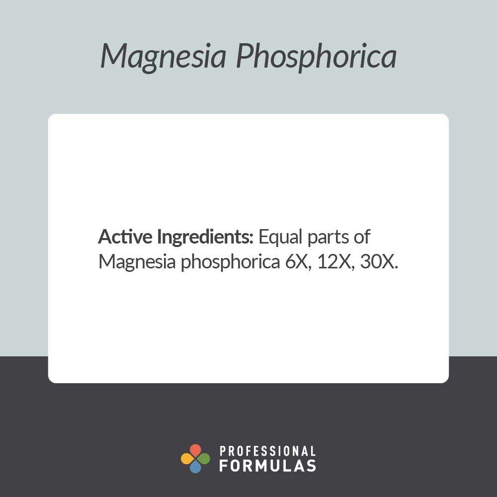 Professional Formulas Magnesia Phosphorica Ingredients