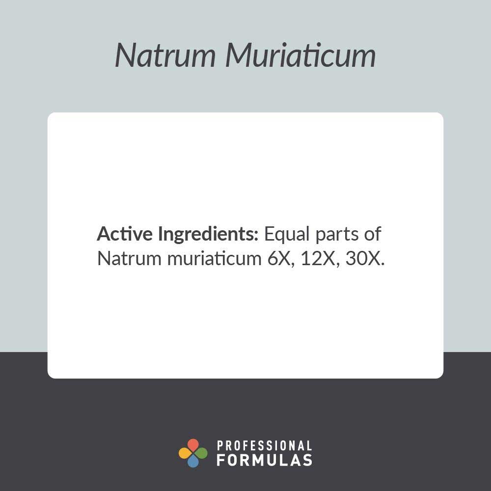 Professional Formulas Natrum Muriaticum Ingredients