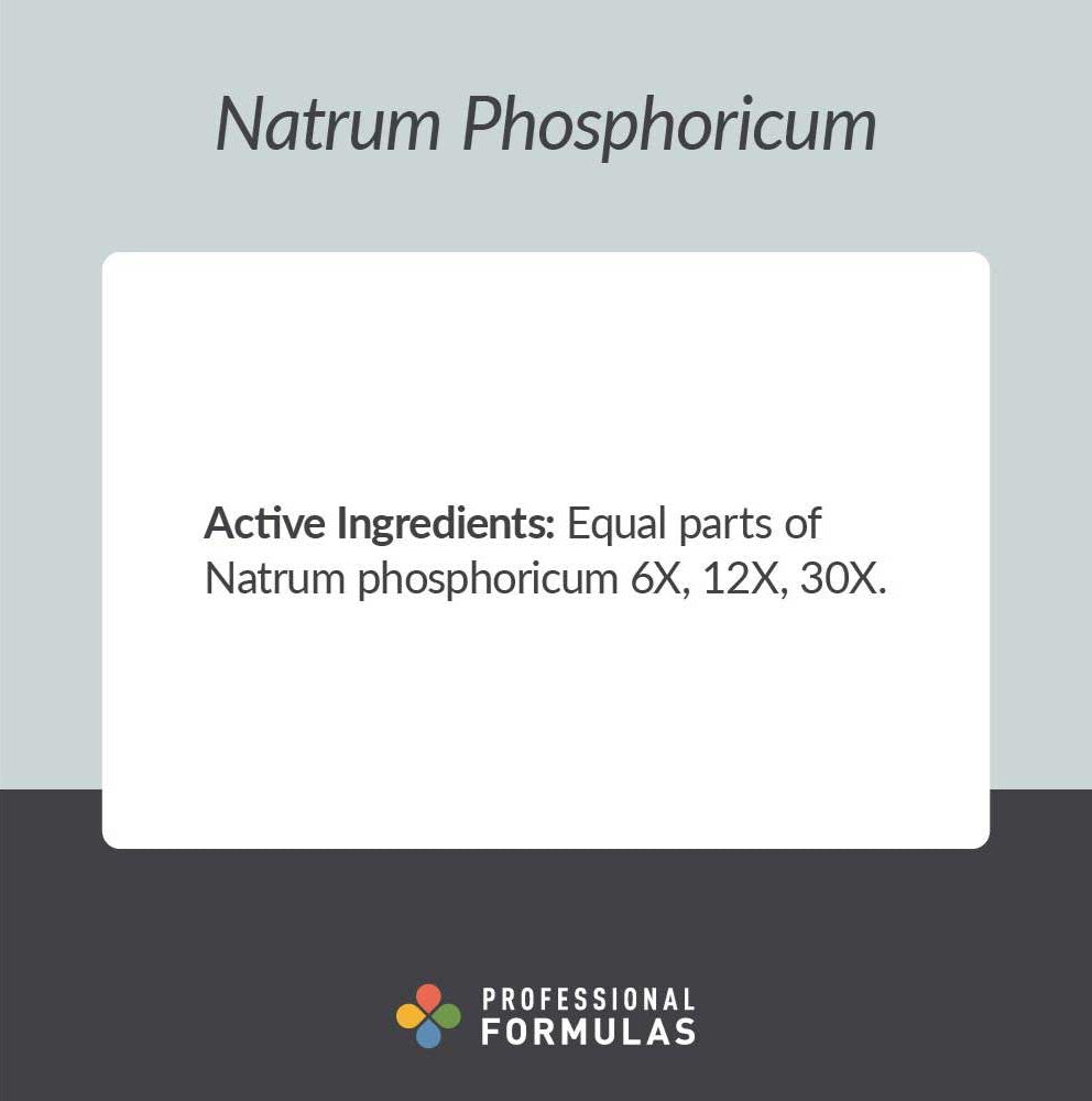 Professional Formulas Natrum Phosphoricum Ingredients