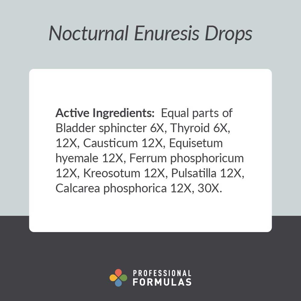 Professional Formulas Nocturnal Enuresis Drops Ingredients