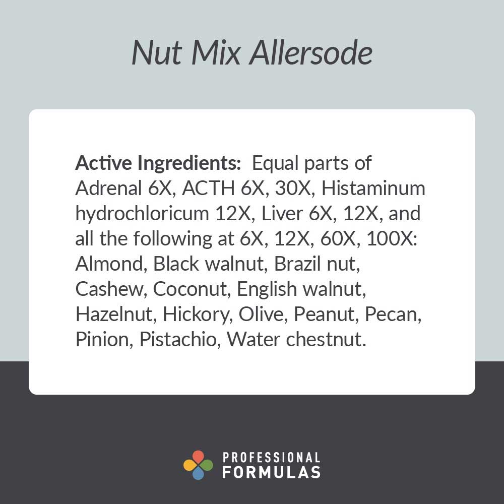 Professional Formulas Nut Mix Allersode Ingredients