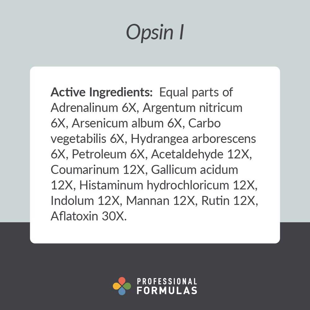 Professional Formulas Opsin I (Food Allergy) Ingredients