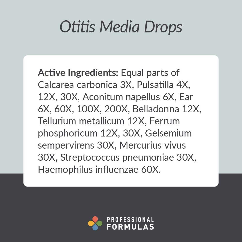 Professional Formulas Otitis Media Drops Ingredients