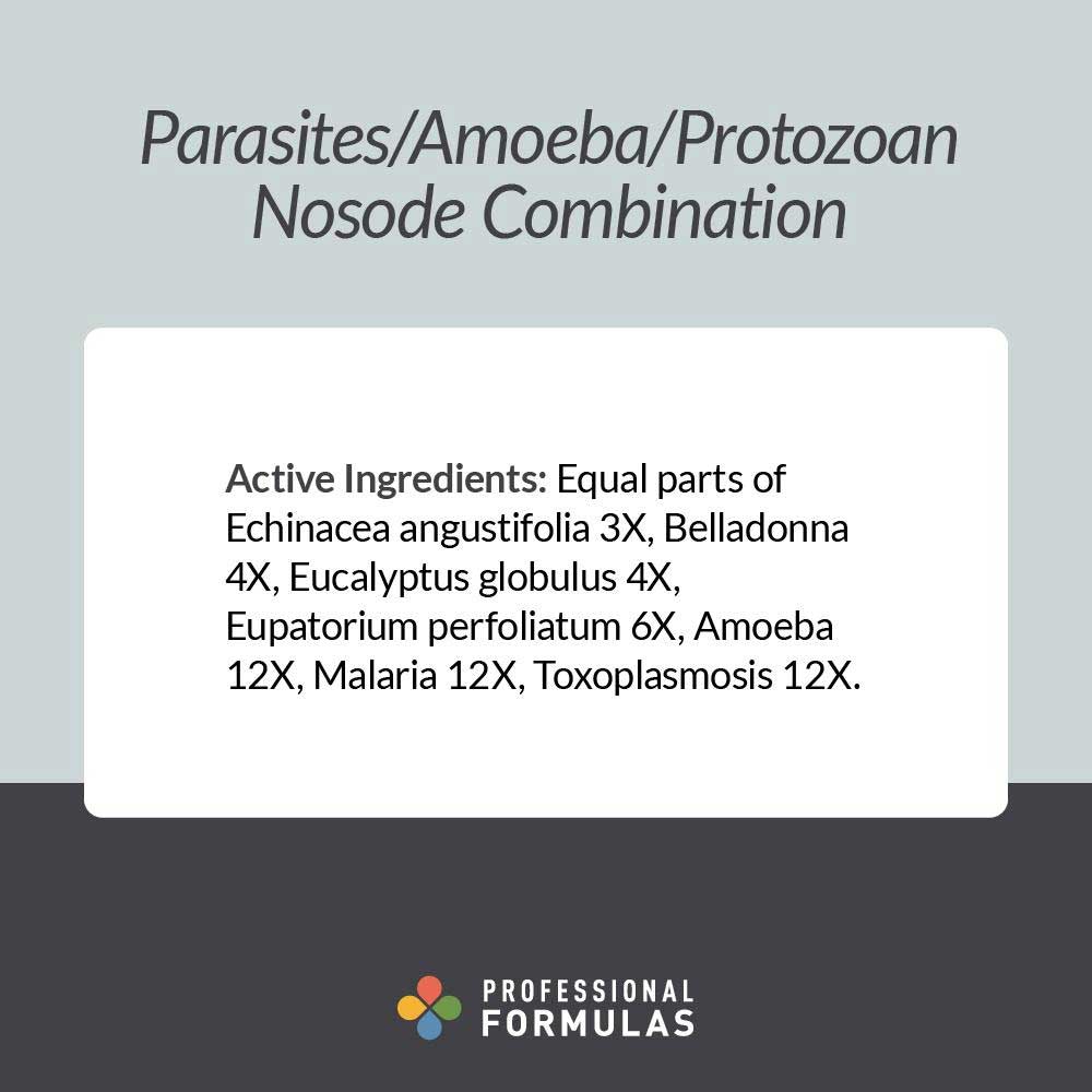Professional Formulas Parasites/Amoeba/Protozoan Nosode Combination Ingredients