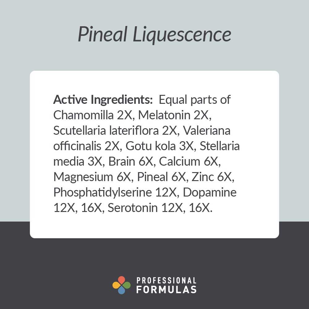 Professional Formulas Pineal Liquescence Ingredients
